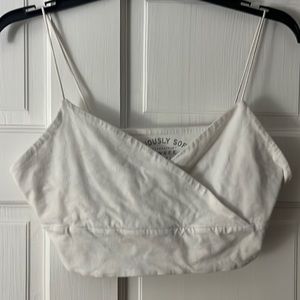 Aeropastale White Cropped Cami